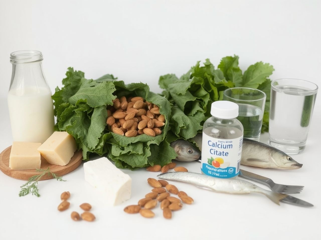 A kalcium-citrát jobban hasznosul étkezés nélkül is.