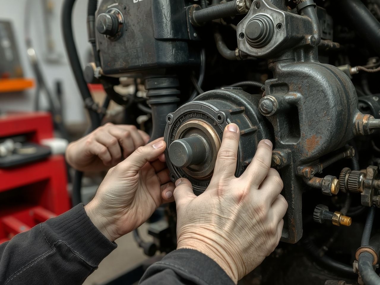Az olajszivattyú kopása a motor túlmelegedését okozza.