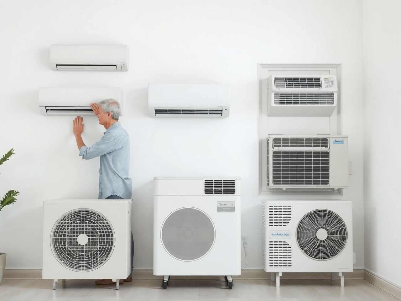 A split klíma hatékonyabb és csendesebb, mint a mobil légkondi.