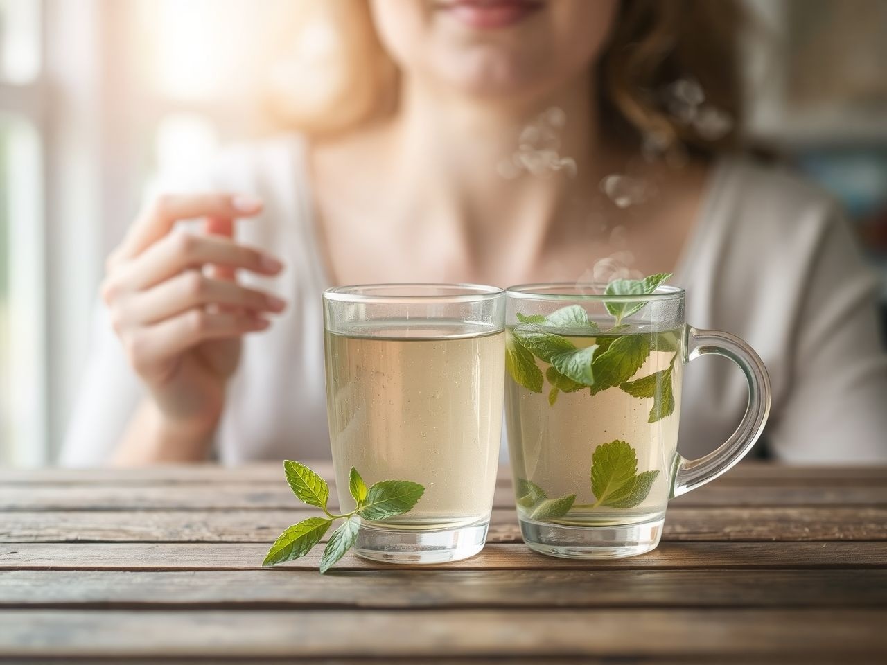 A menta tea frissíti a légutakat és segíti a légzést.