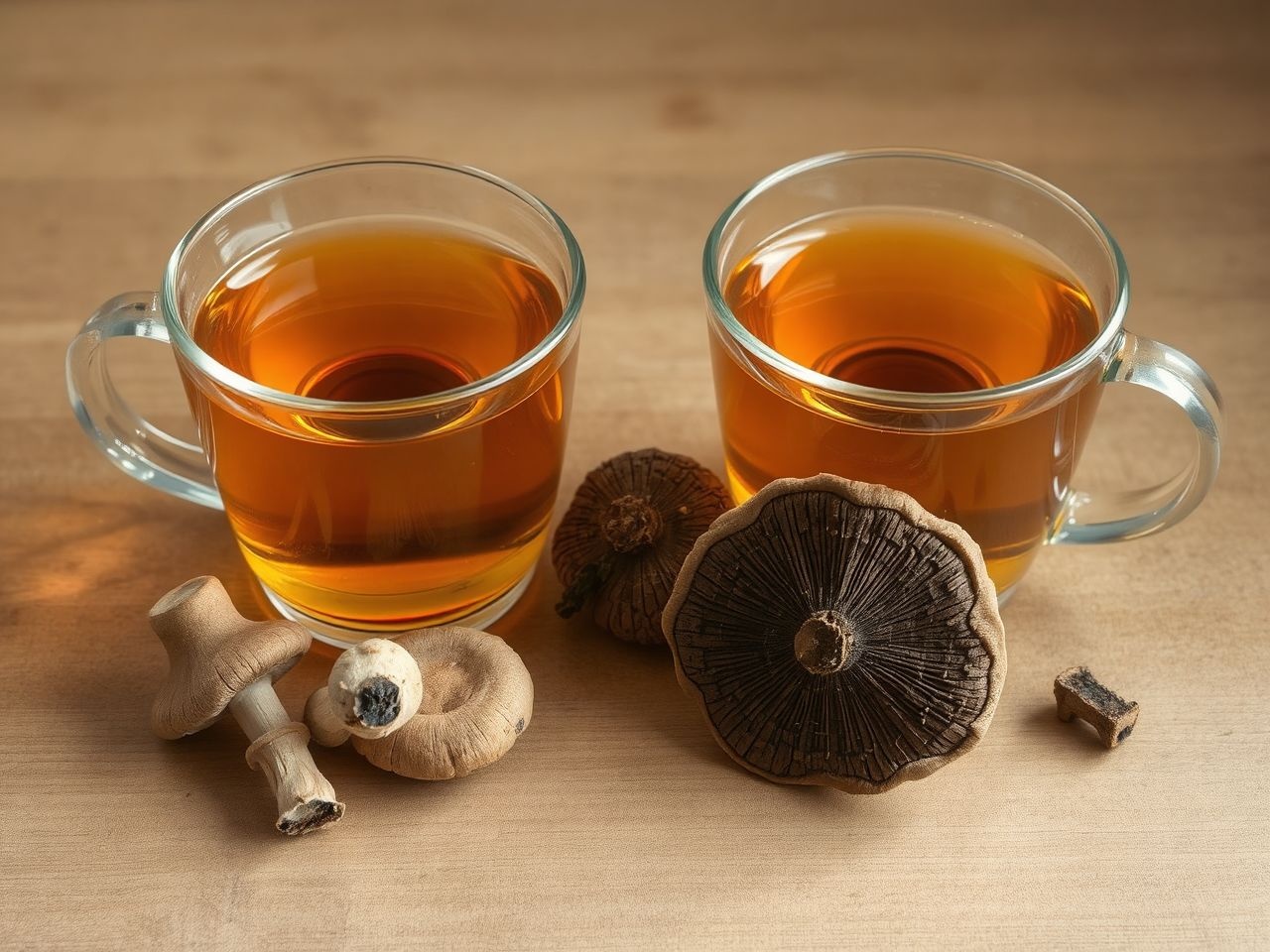 A Shiitake és Ganoderma tea fokozott immunerősítő hatású együtt.