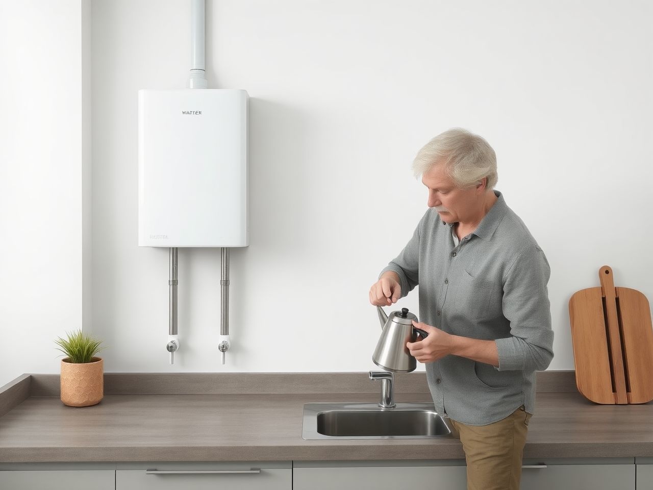 Az átfolyós vízmelegítő energiatakarékos megoldás ritka használathoz.