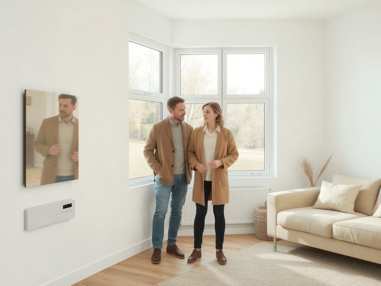 A falfűtés ideális alacsony belmagasságú, jól szigetelt házakba.