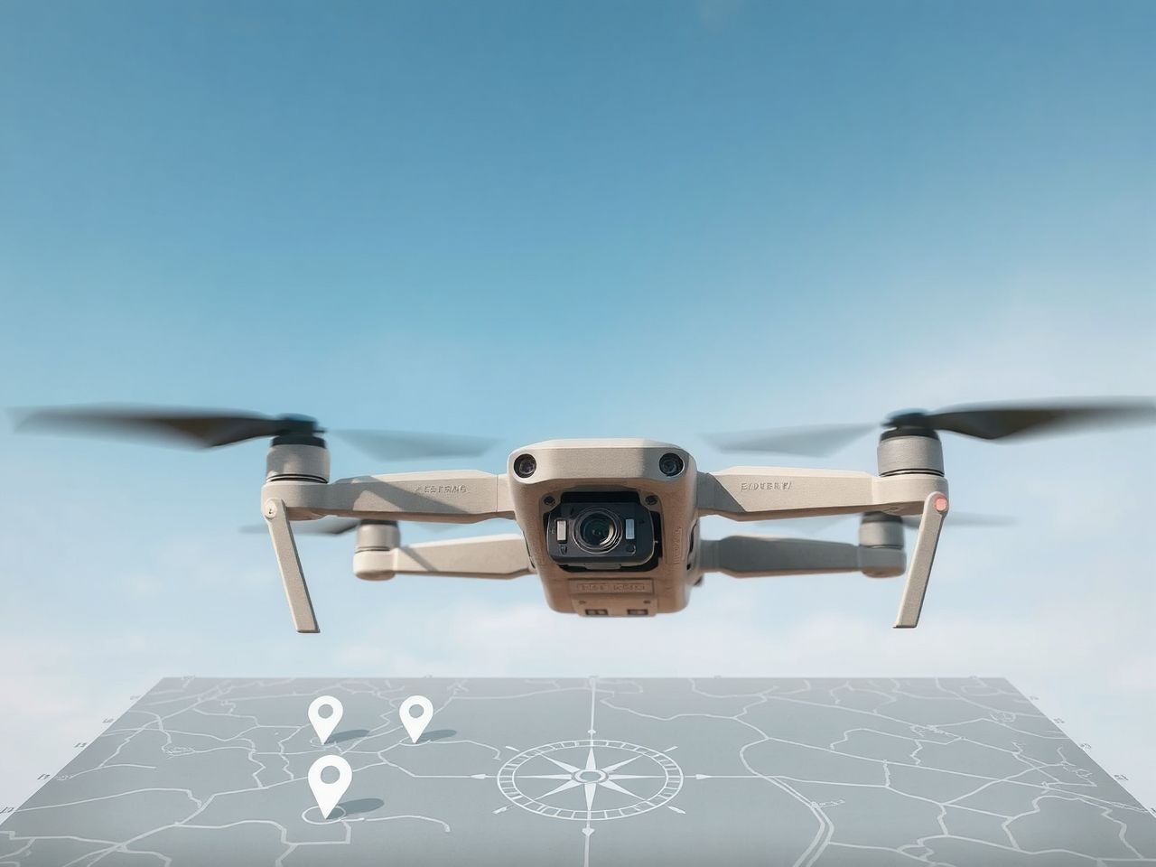 A drónok GPS és inerciális szenzorok segítségével navigálnak pontosan.