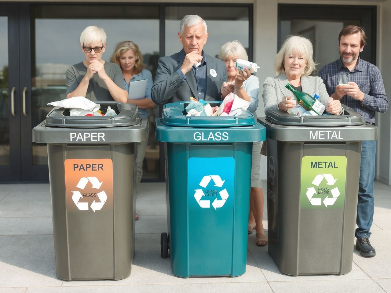 A papír újrahasznosítása gyakran szennyezett anyagok miatt nehéz.