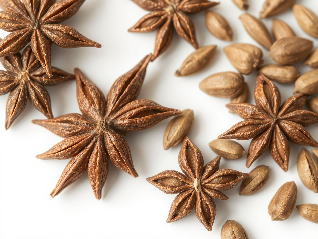 A csillagánizs magvak csillag alakúak, az illatos ánizs pedig nem.
