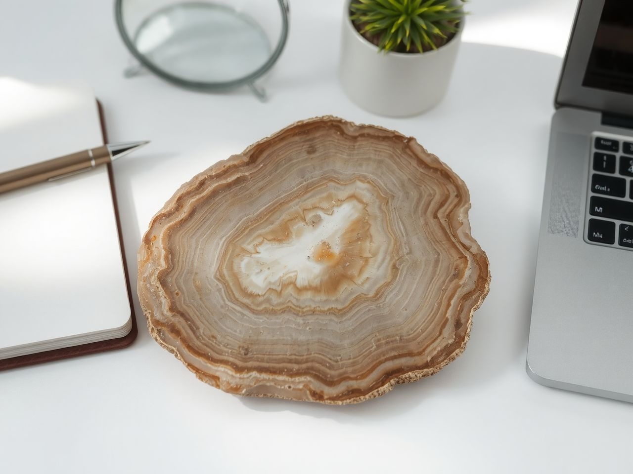 A dendrites achát tisztítja a gondolatokat és fokozza a koncentrációt.