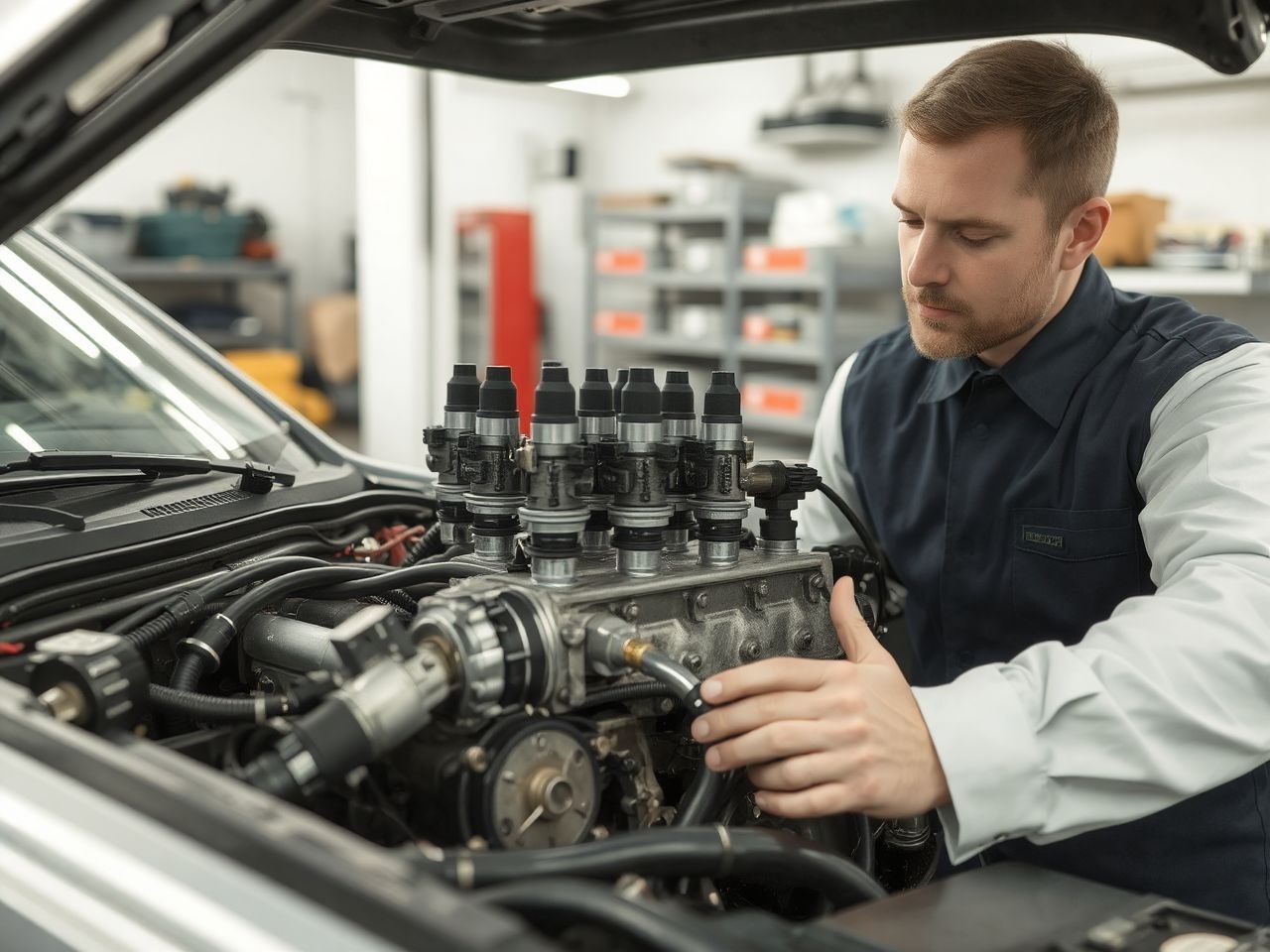 A K-Jetronic precíz üzemanyag-ellátást biztosít mechanikus vezérléssel.