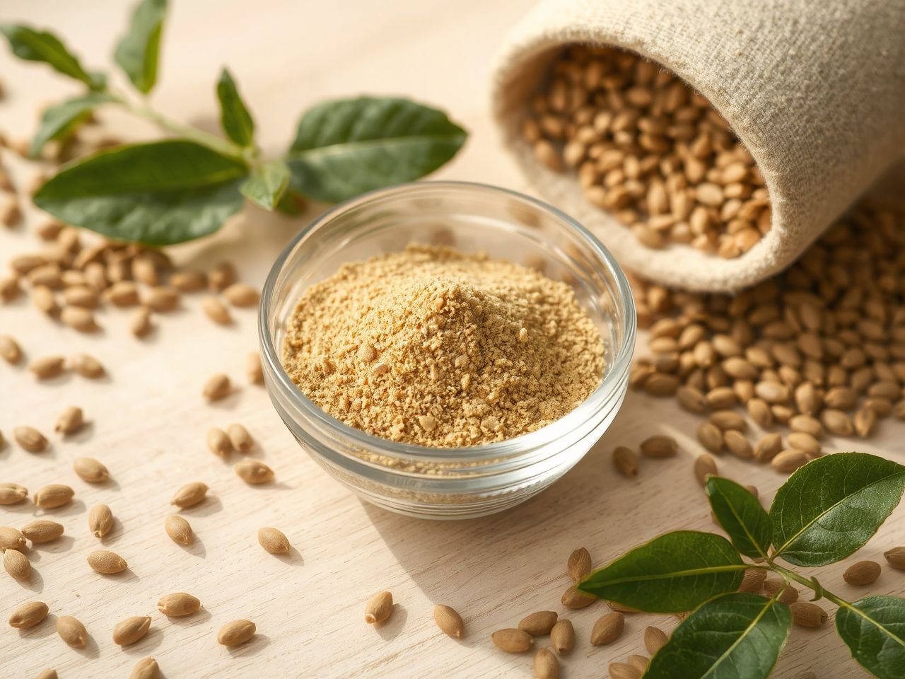 A lenmag őrlemény gazdag omega-3 zsírsavakban, gyulladáscsökkentő hatású.