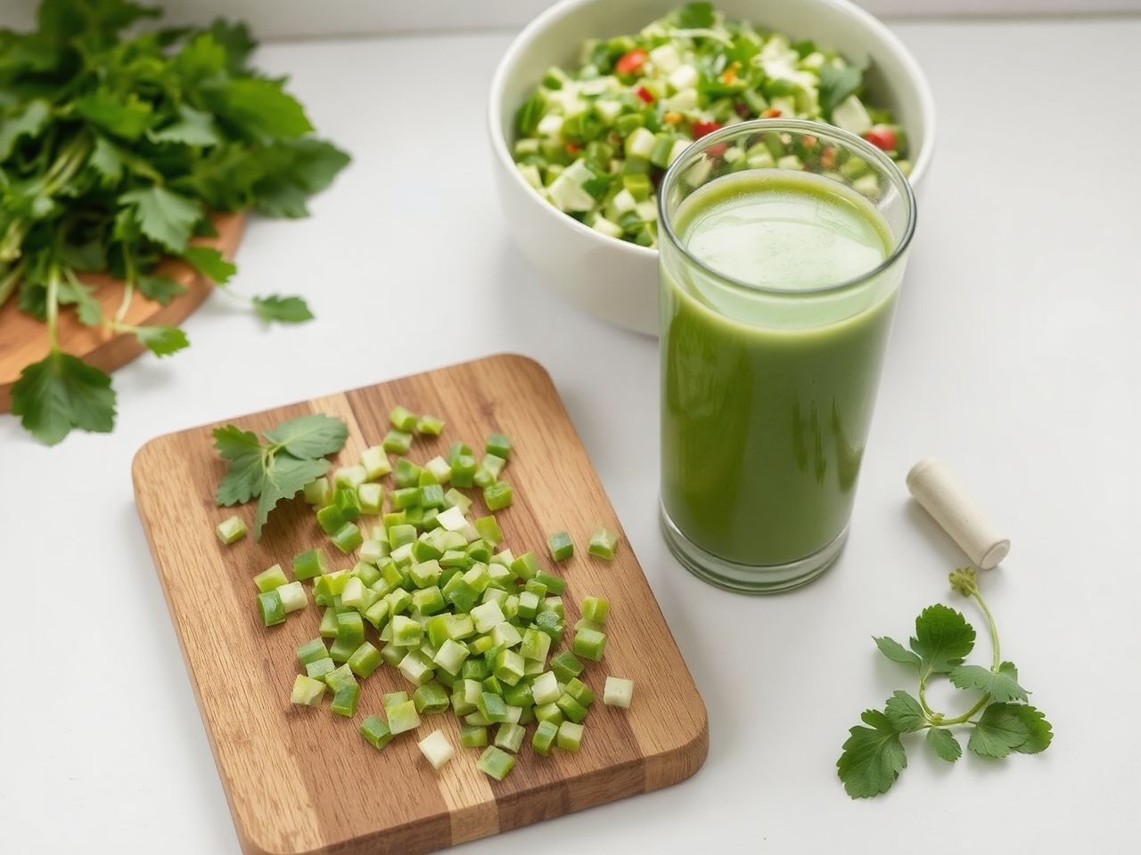A moringa levelei gazdag fehérjében és antioxidánsokban a konyhában.