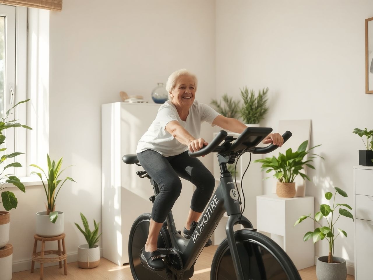 A szobabiciklizés javítja a hangulatot és csökkenti a stresszt.