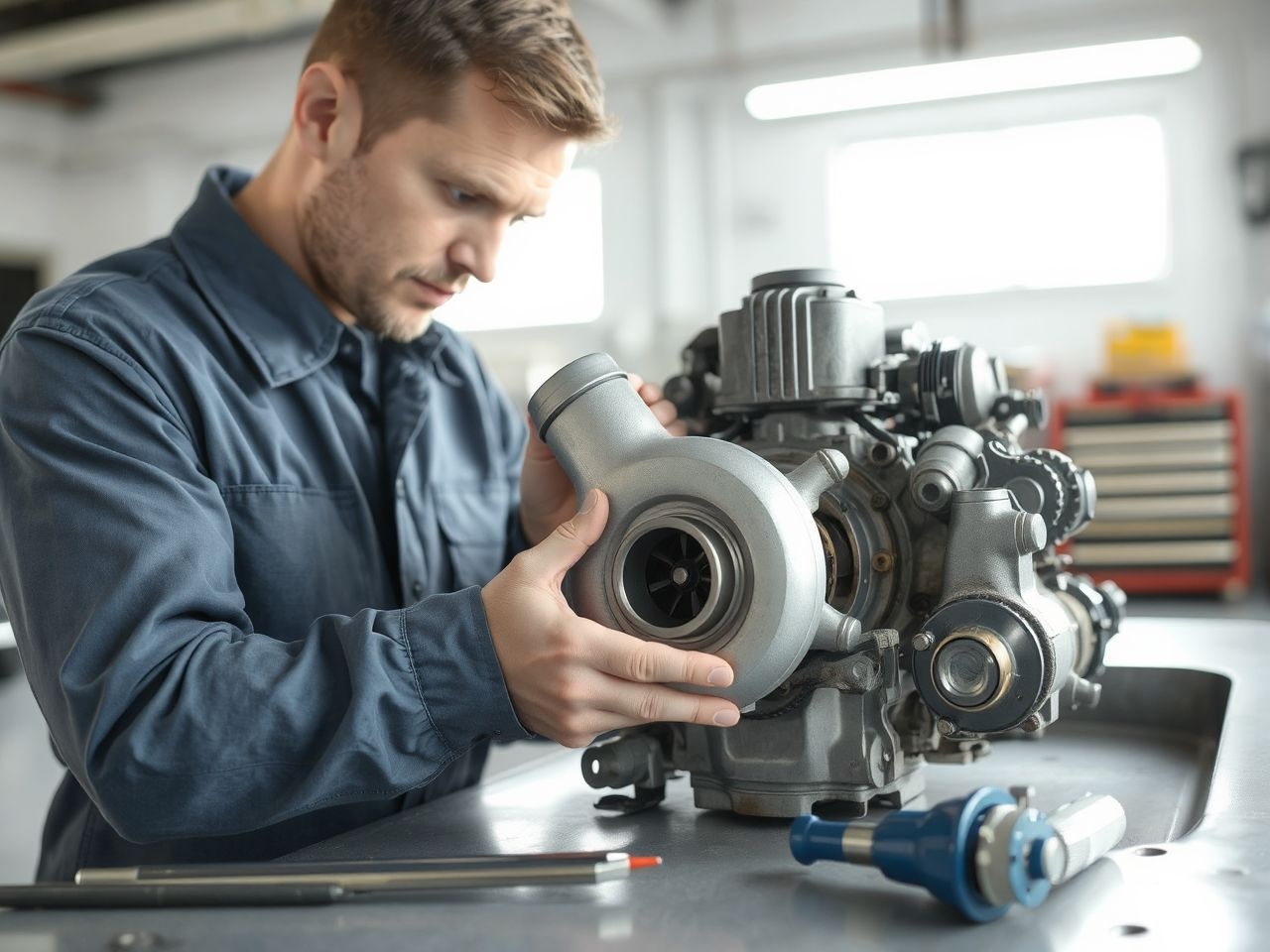 A rendszeres olajcsere alapvető a turbós motor élettartamához.