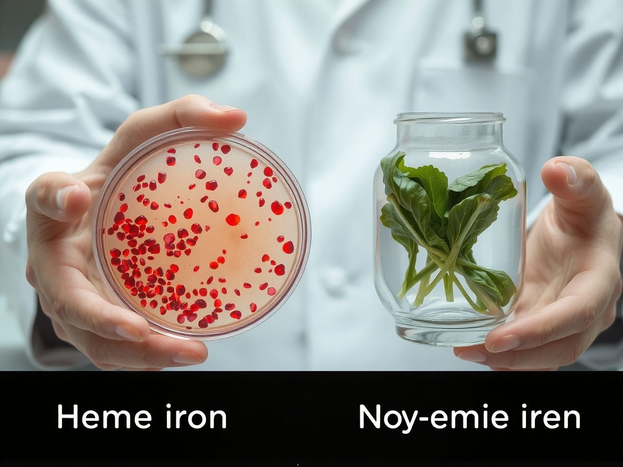 A hem vas könnyebben szívódik fel, mint a nem-hem vas.