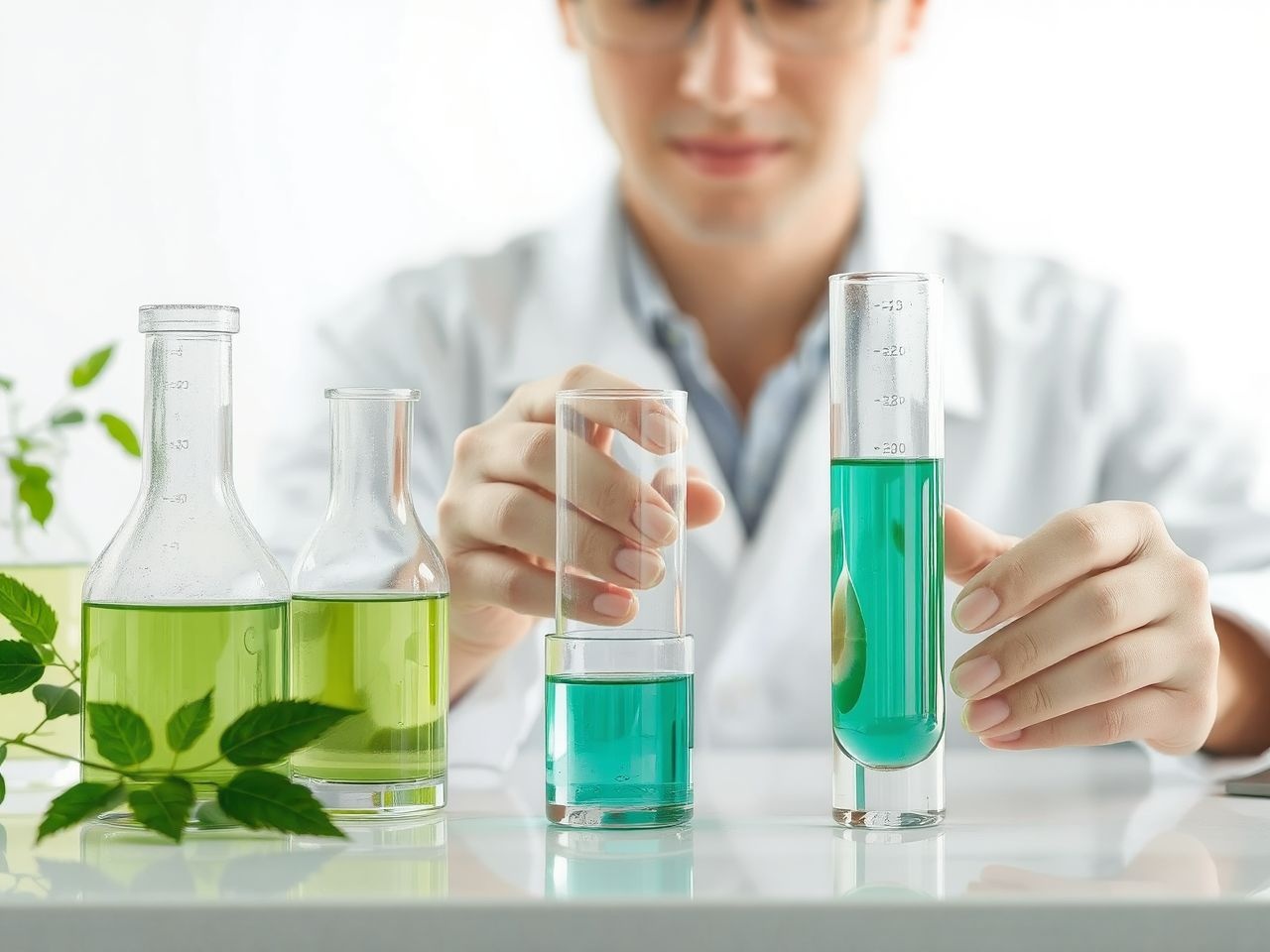 Az alternatív anyagok csökkentik a környezetszennyezést zöld kémia alkalmazásával.