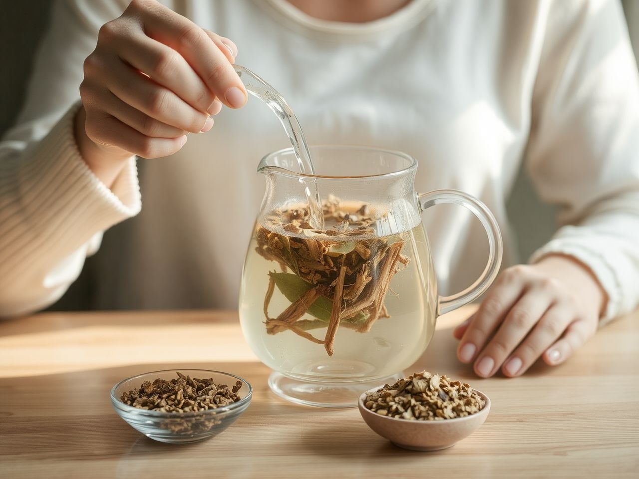 Az ashwagandha tea nyugtató hatása már 5 perc főzés után érezhető.