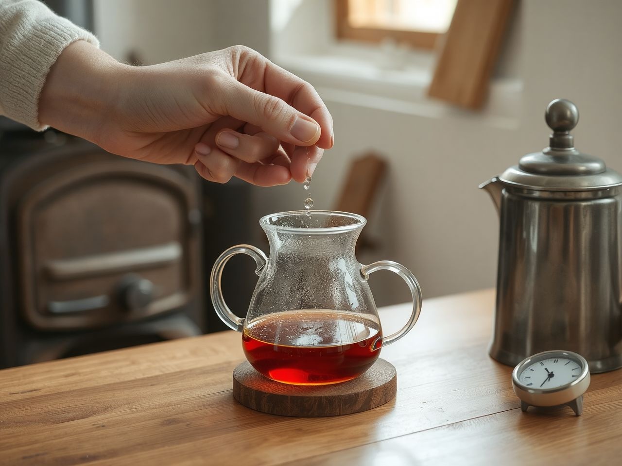 Az áztatási idő millimétere árnyalja a tea karakterét.