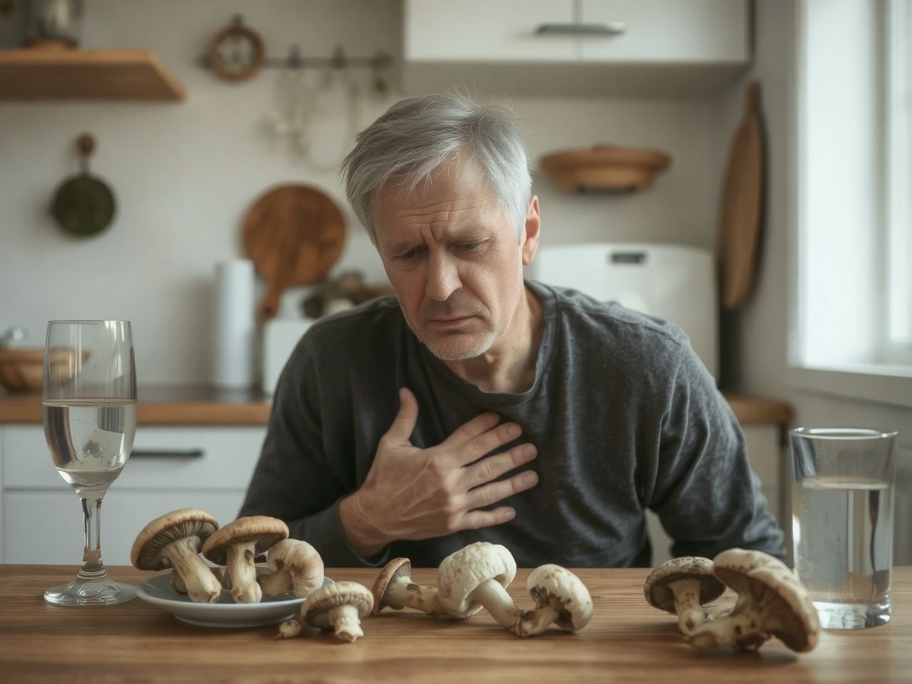 A gombamérgezés első jelei között hányás és hasmenés jelentkezik.