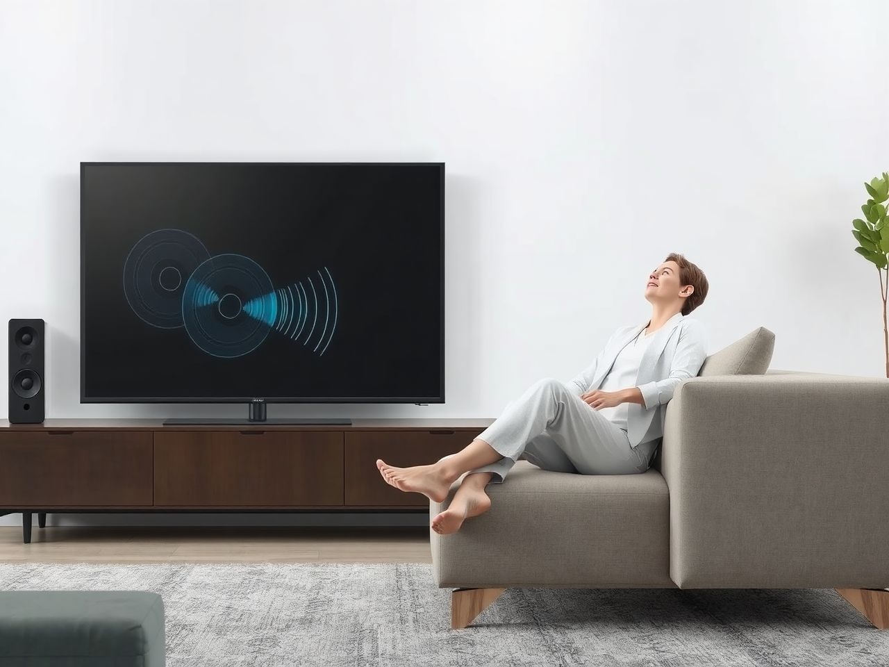 A CHIQ U98F8TG PRO beépített hangszórói erős, tiszta hangzást biztosítanak.