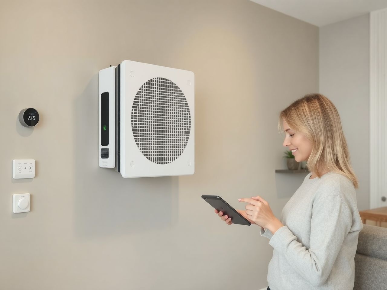 Az okos fan coil rendszerek távolról szabályozhatók és optimalizálhatók.