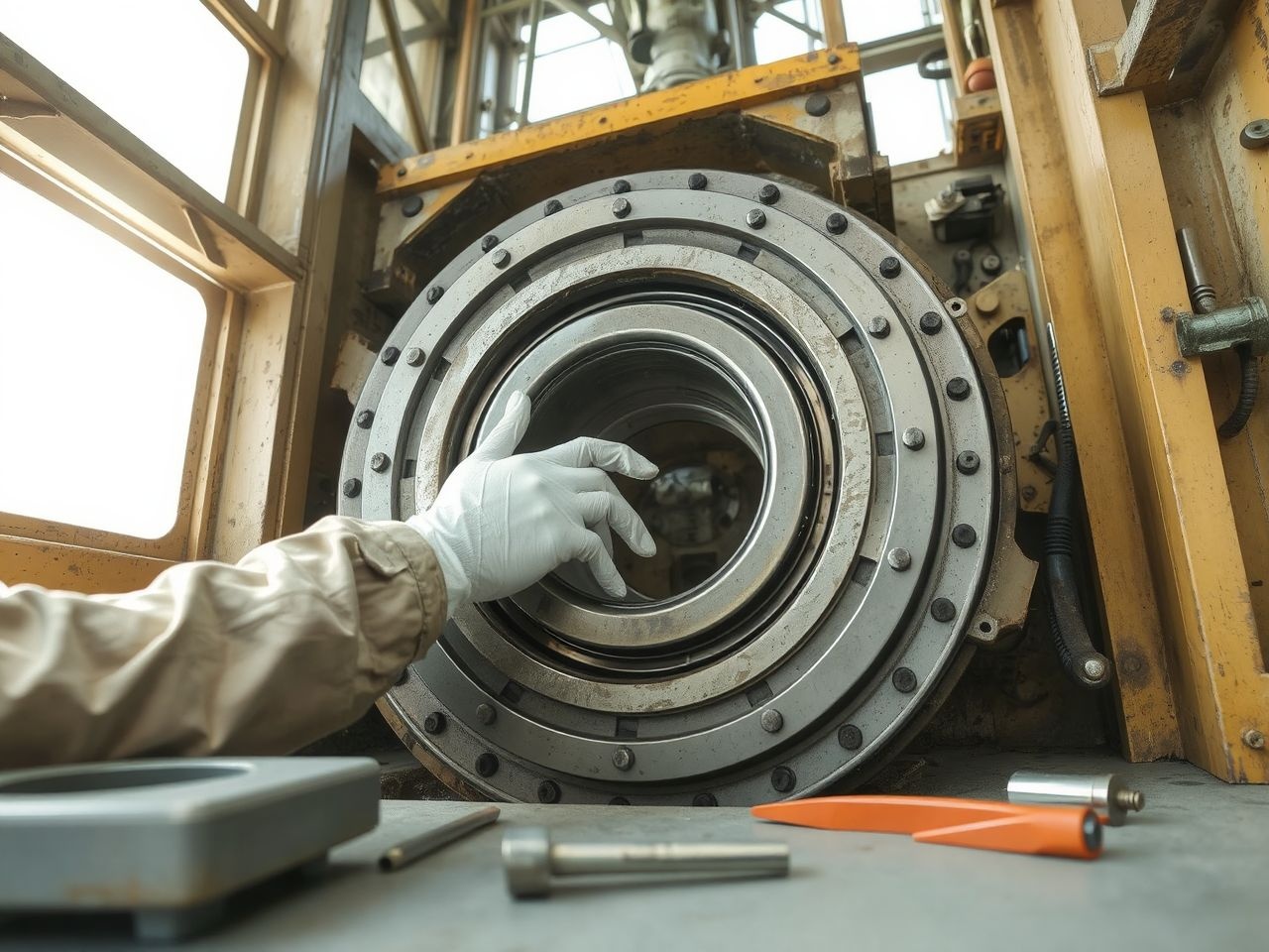 A rendszeres kenés jelentősen meghosszabbítja a toronycsapágy élettartamát.