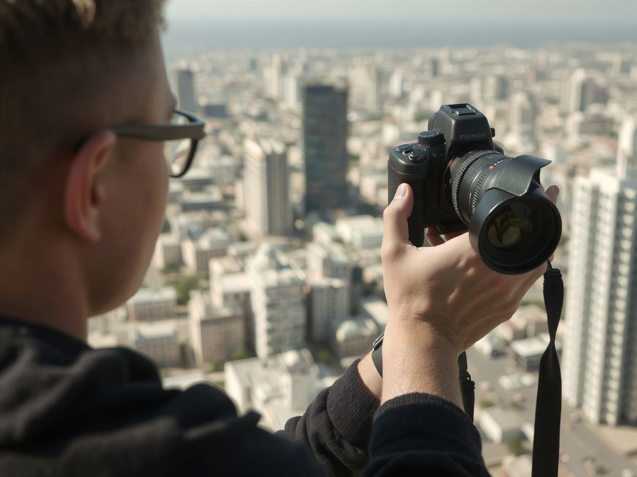A tilt shift objektív miniatűr városképeket varázsol élethű részletekkel.