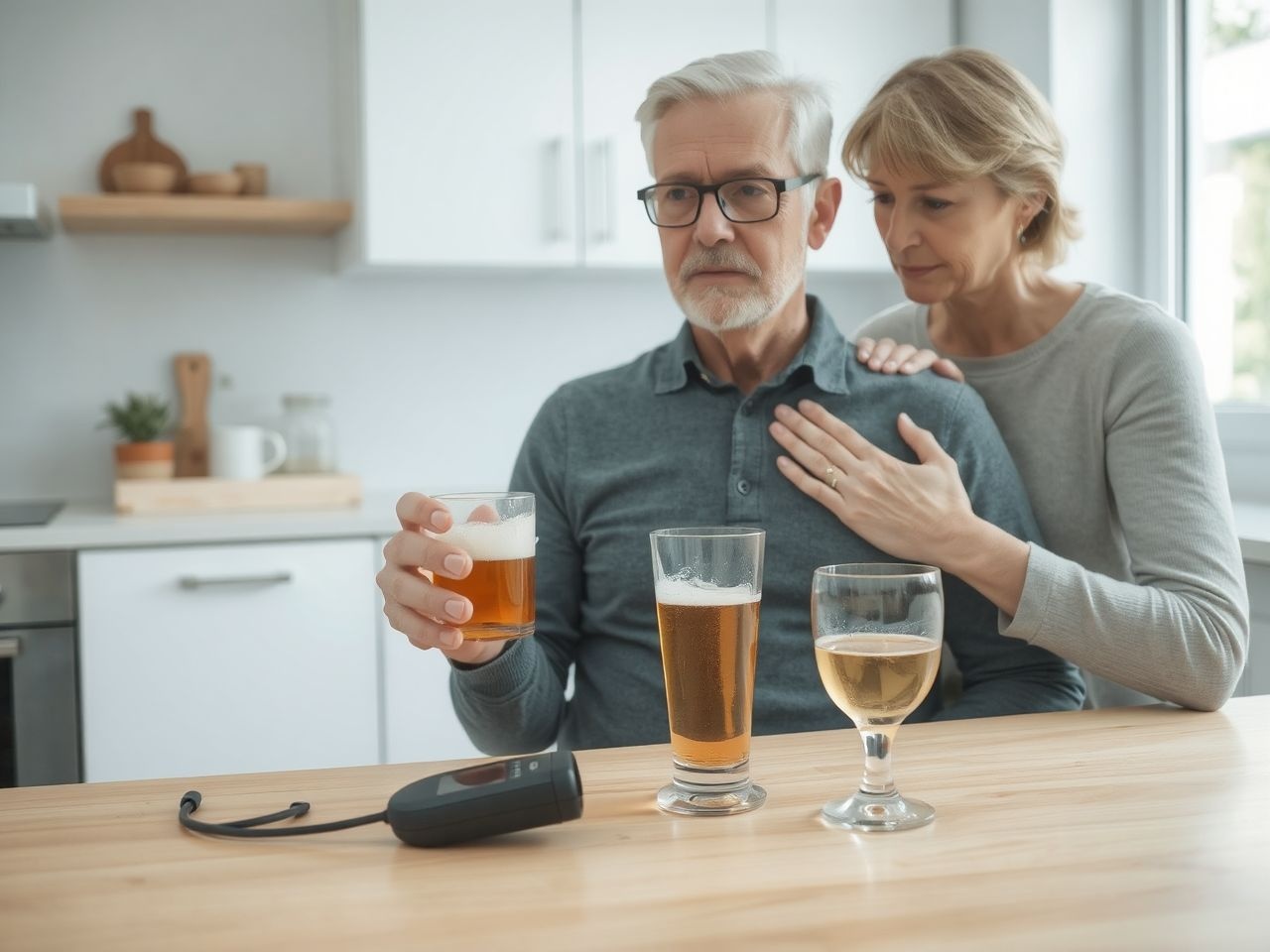 Az alkohol cukorbetegeknél súlyosbíthatja a vérnyomásproblémákat.