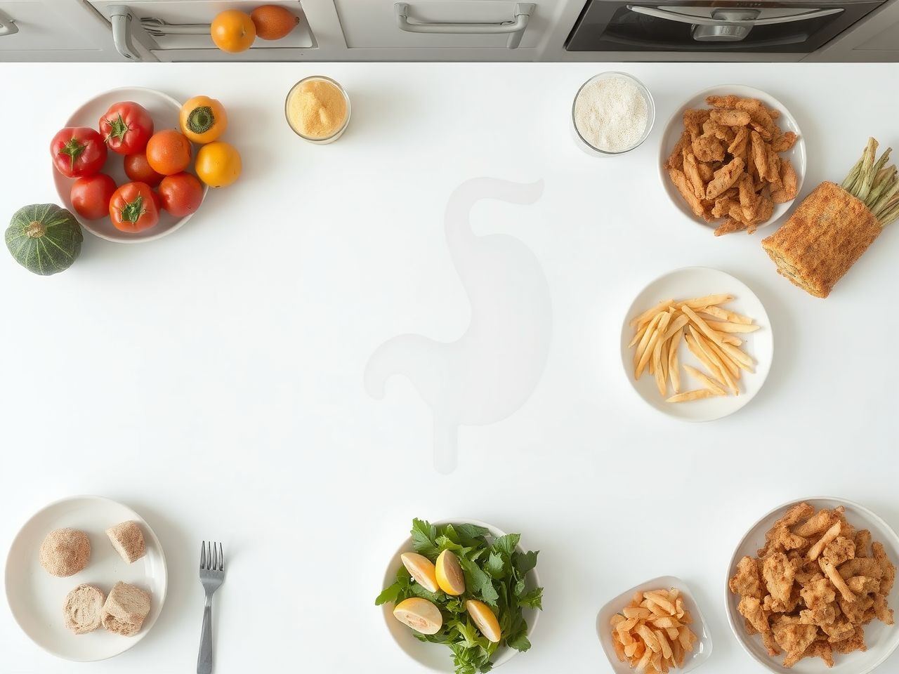 A gyomor fehérjéket emészt, zsírokat csak részben.