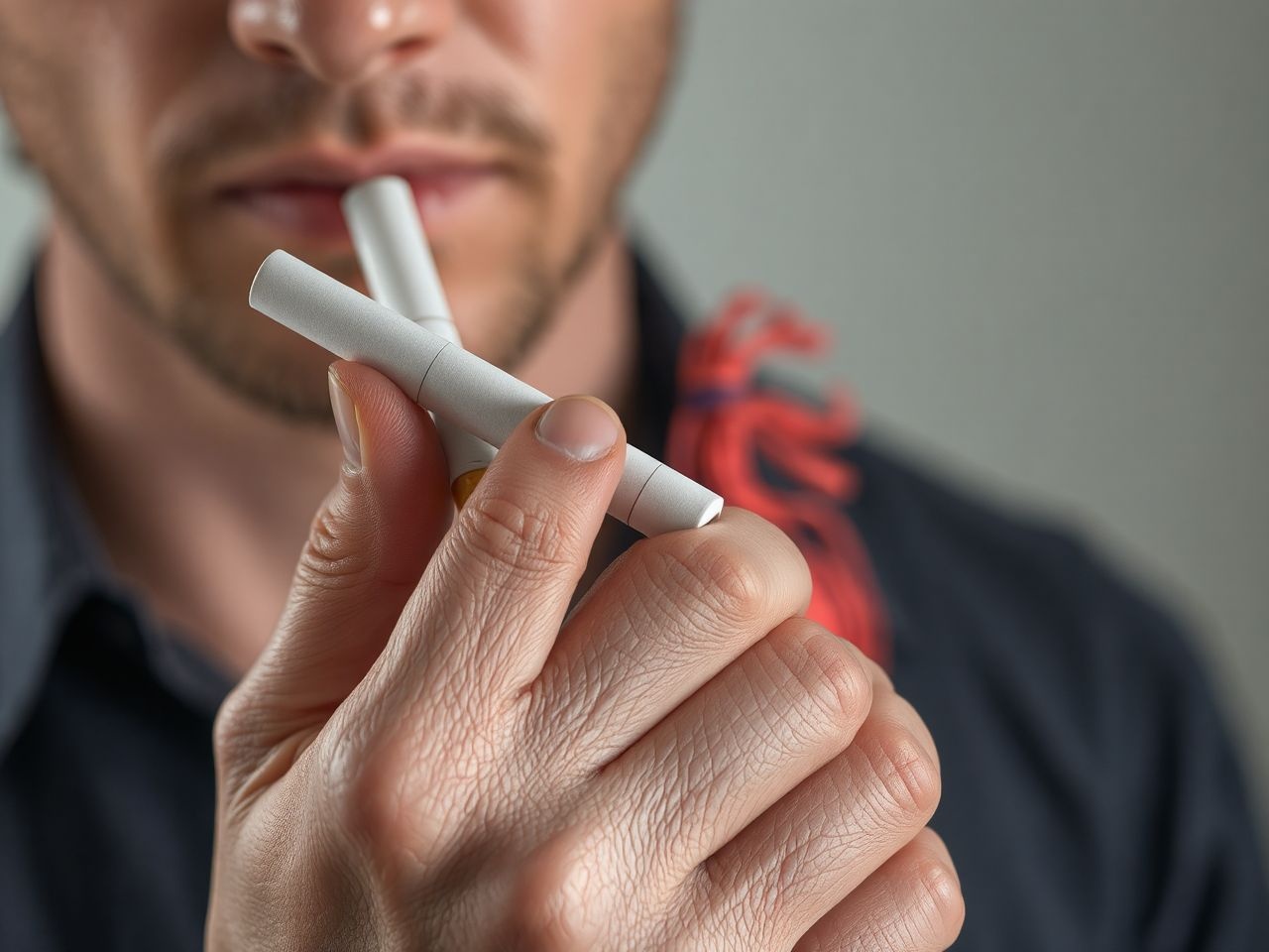 A nikotin fokozza a szív- és érrendszeri betegségek kockázatát.