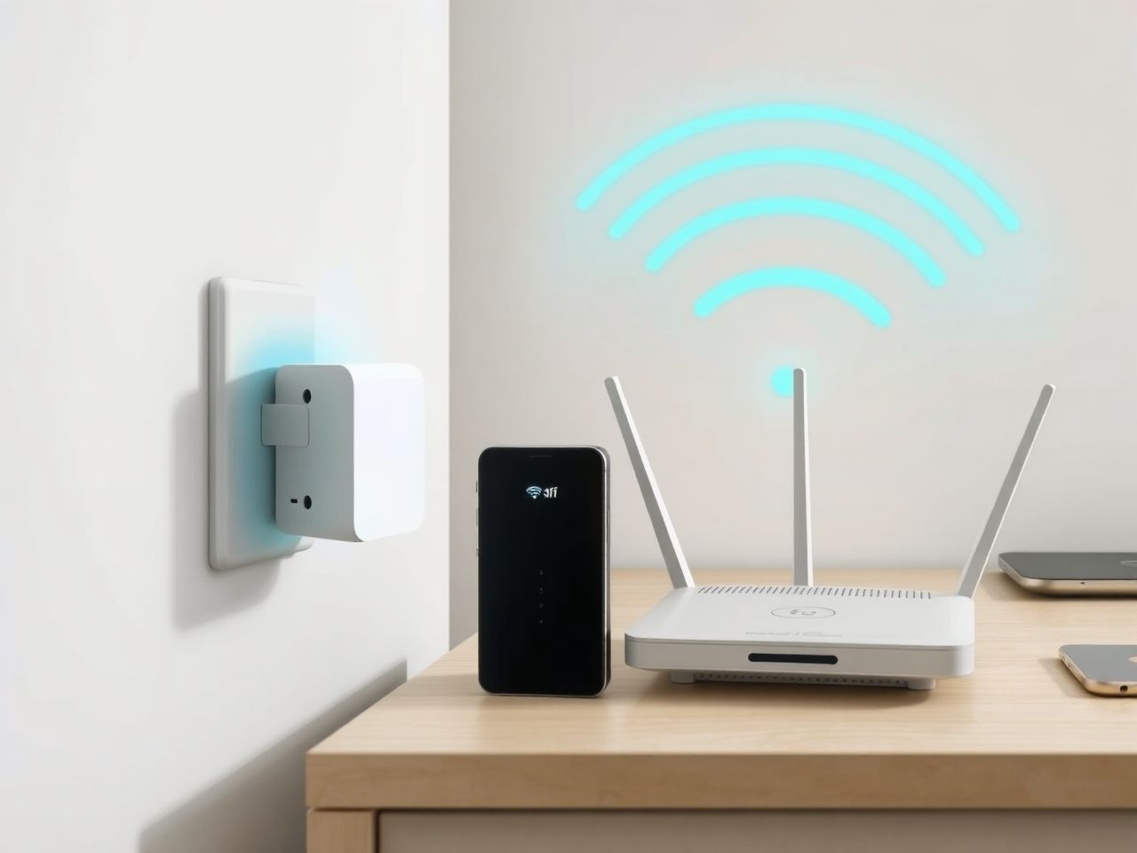 A Wi-Fi jelerősítők leggyakoribb típusa az egyszerű repeater.