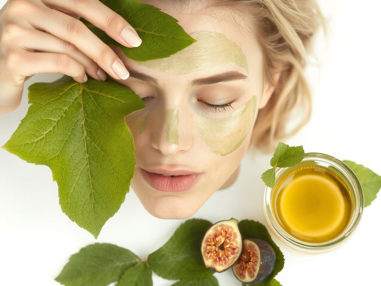 A fügefalevél kivonata természetes bőrfeszesítőként csökkenti a ráncokat.