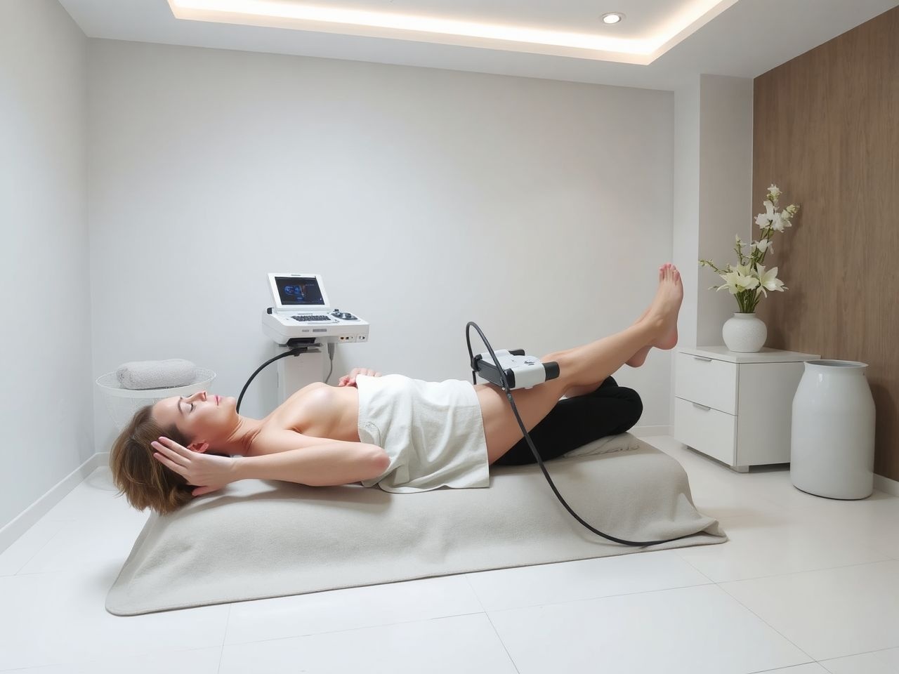 A gépi nyirokmasszázs serkenti a bőr feszességét és ragyogását.