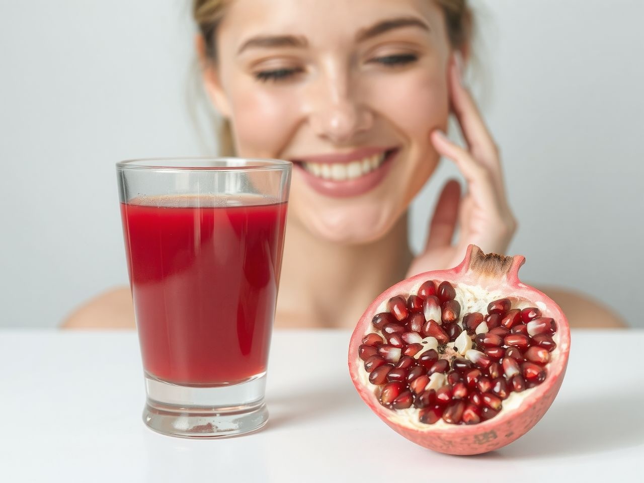 A gránátalma antioxidánsai serkentik a bőr megújulását.