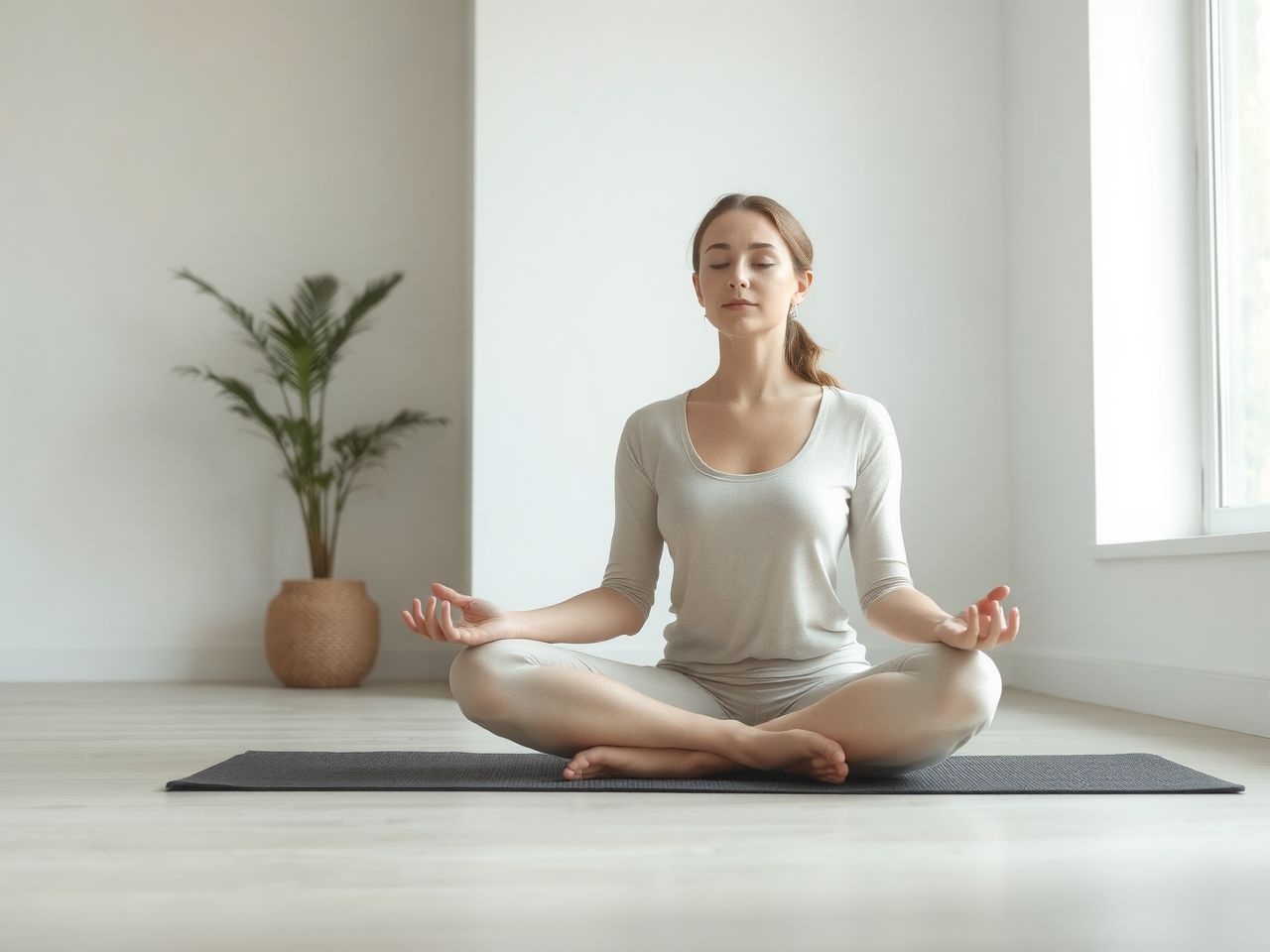 A hatha jóga segít elérni mentális egyensúlyt és belső nyugalmat.