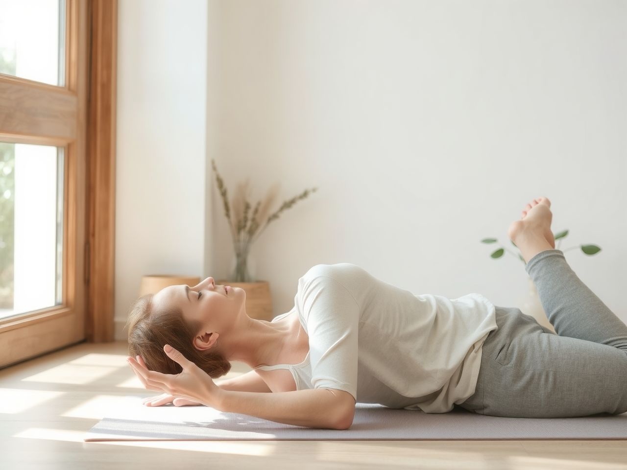 A jóga légzés- és mozgásgyakorlatai hatékonyan csökkentik a stresszt.