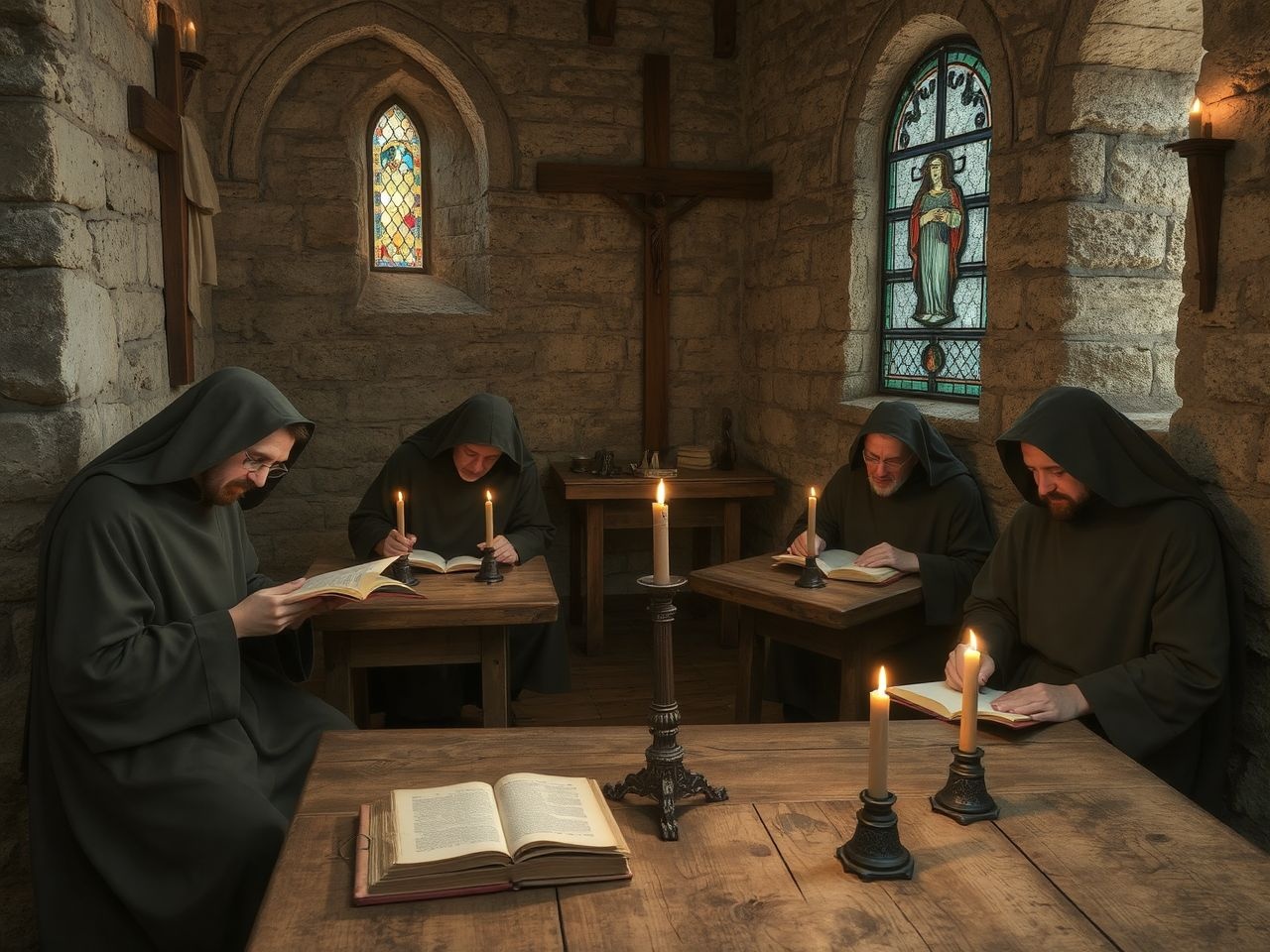 A középkori tudományokat elsősorban egyházi intézmények őrizték meg.