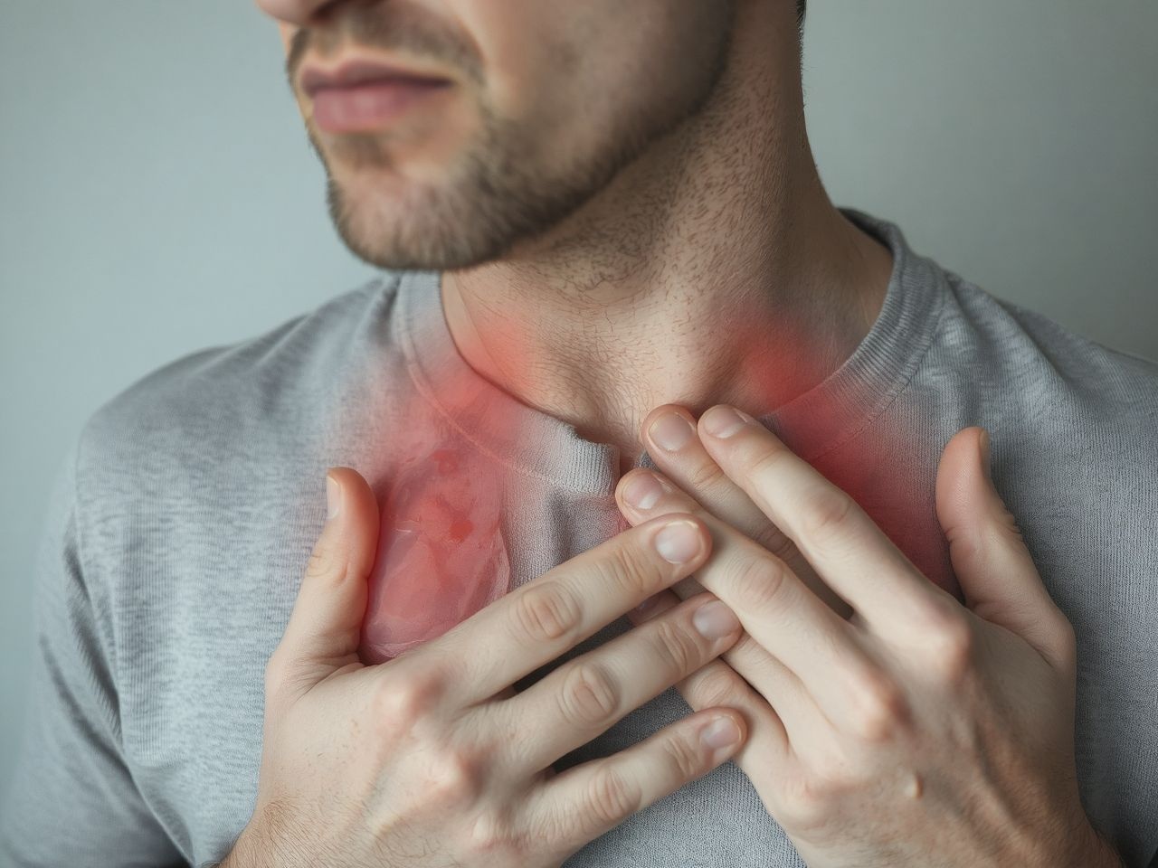 A légzőrendszer károsodása súlyos légzési nehézségeket okozhat.