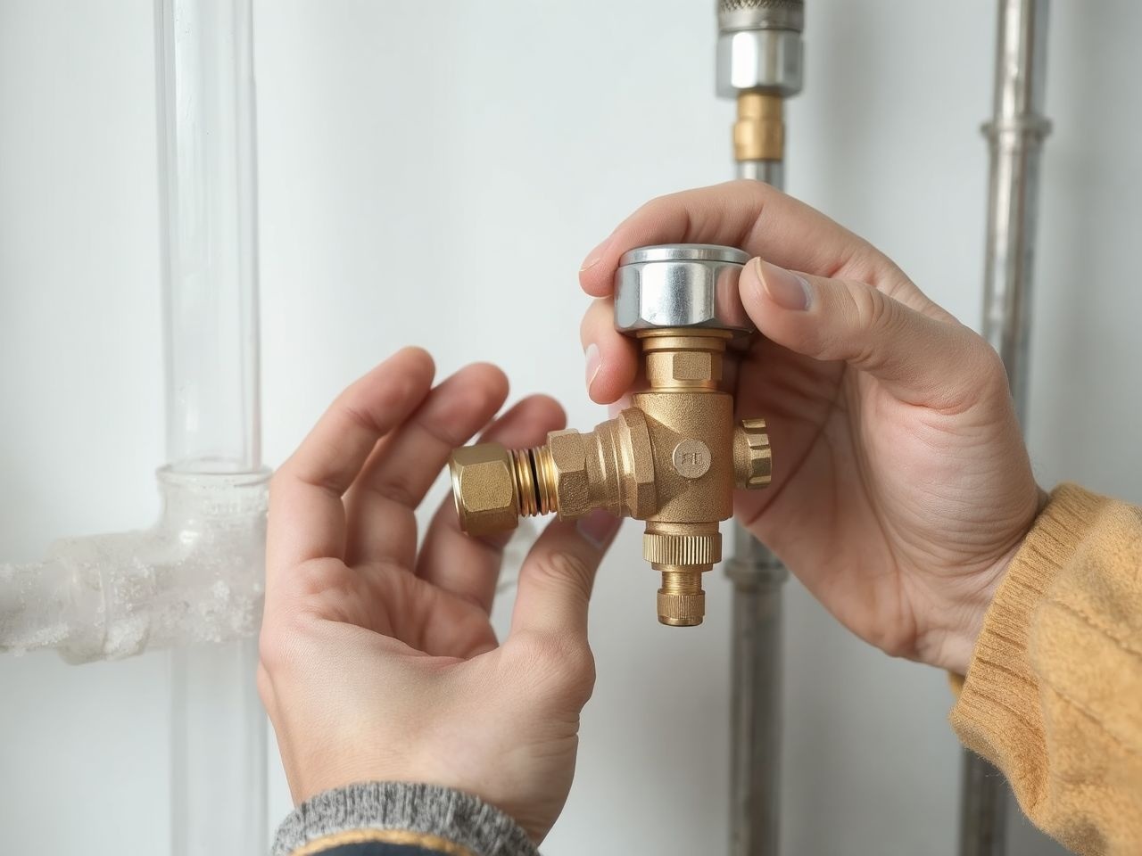 A fagytalanító szelep megakadályozza a csőrendszer fagyását télen.