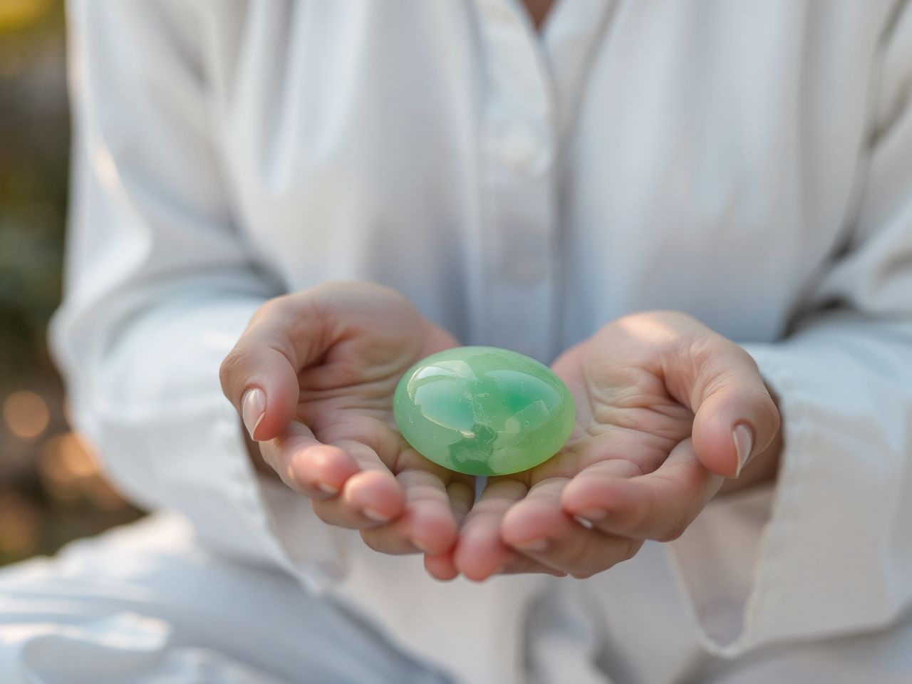 A nefrit erősíti a belső békét és lelki egyensúlyt.