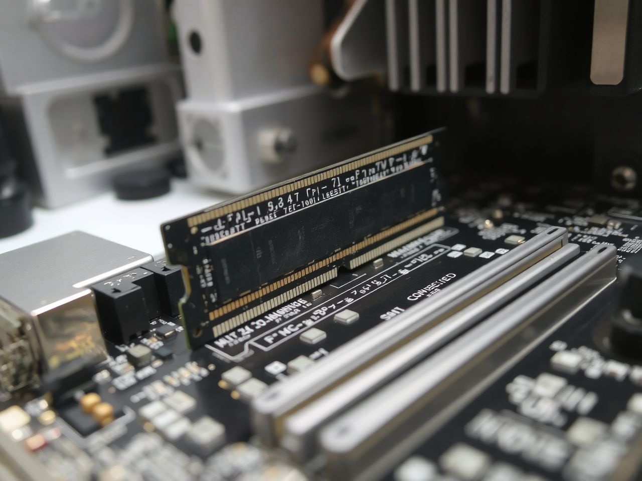 A RAM dinamikus memóriacellákból áll, gyors adat-hozzáférésért.