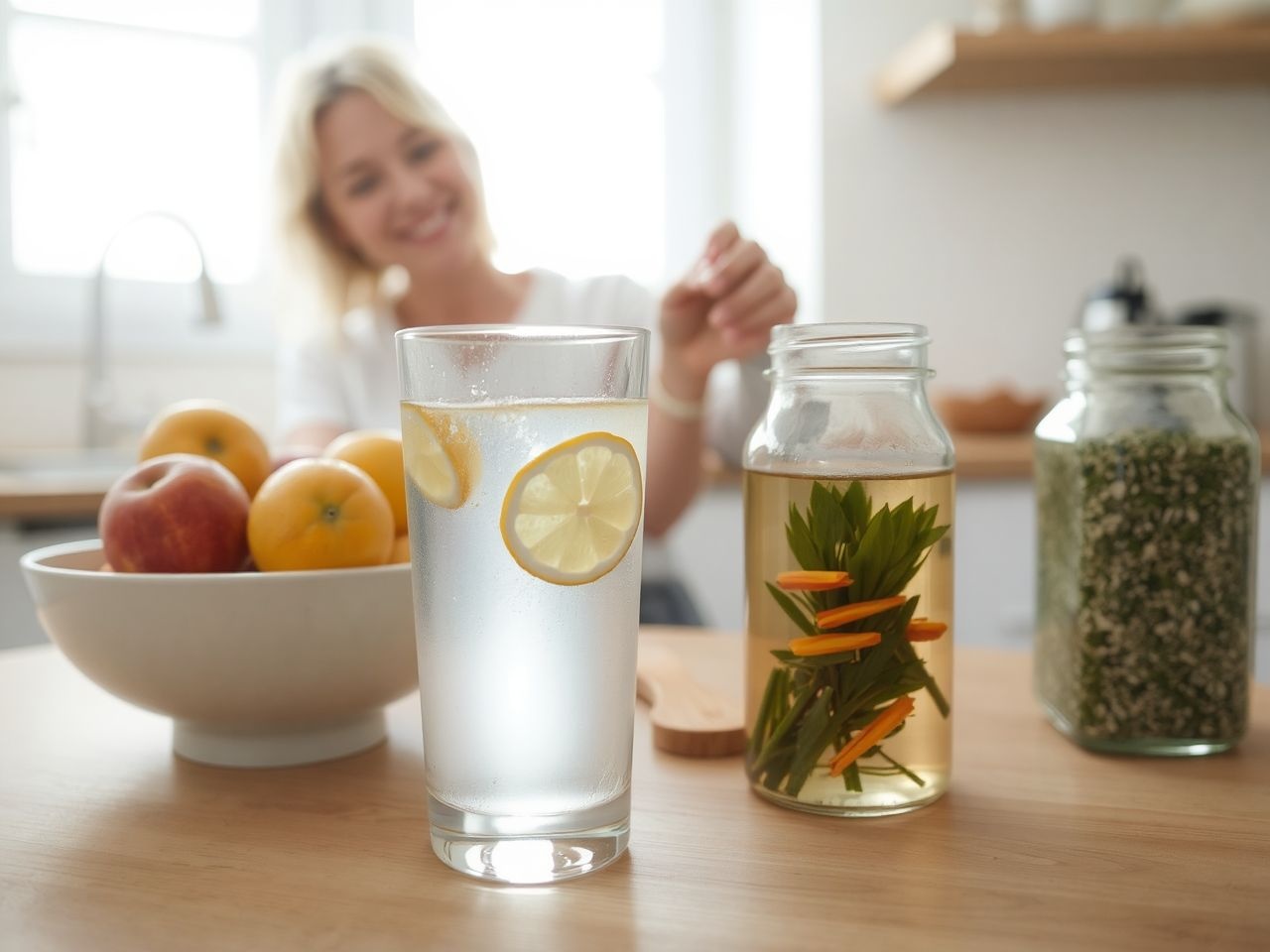 Gyógynövényteák természetes alternatívái a szénsavas vizeknek.