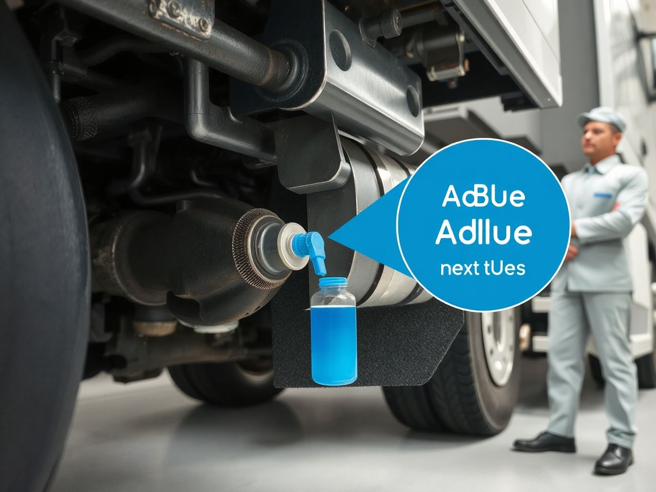 Az AdBlue nedvességet bocsát ki, mérsékli a nitrogén-oxidokat.