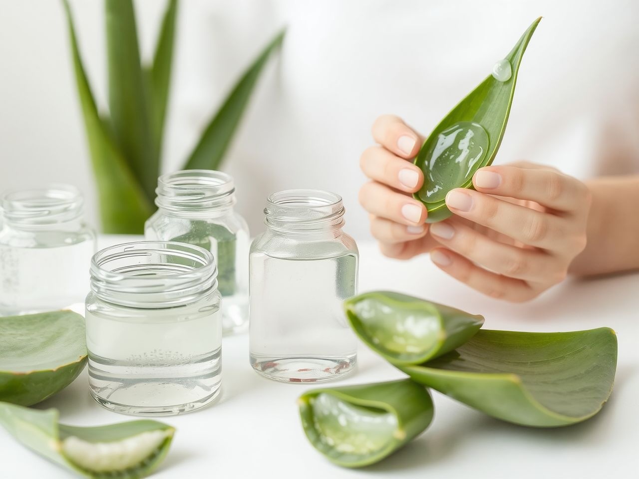 Az Aloe vera gél gyulladáscsökkentő és bőrápoló hatású.