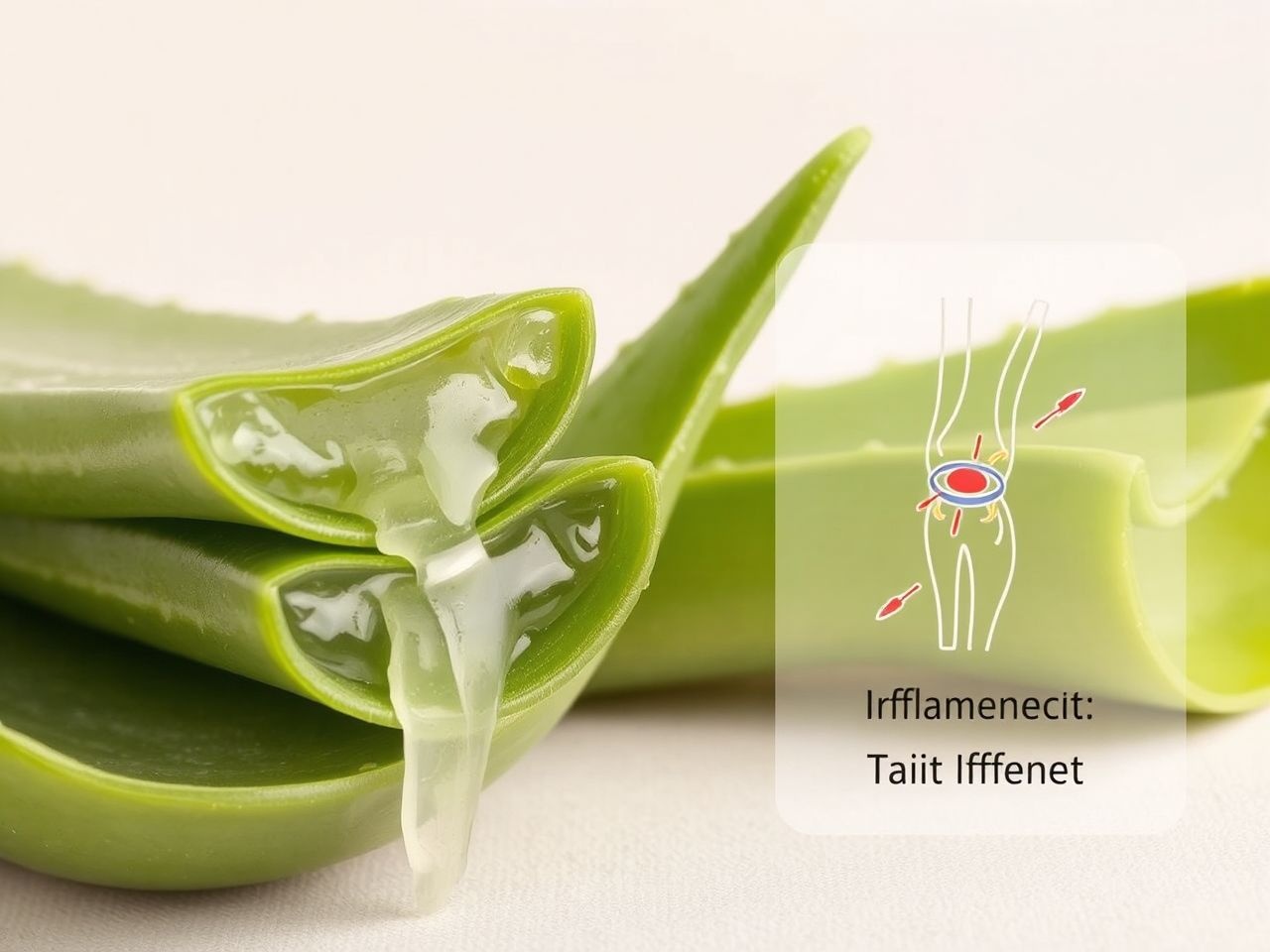 Az aloe vera gátolja a gyulladást kiváltó enzimek aktivitását.