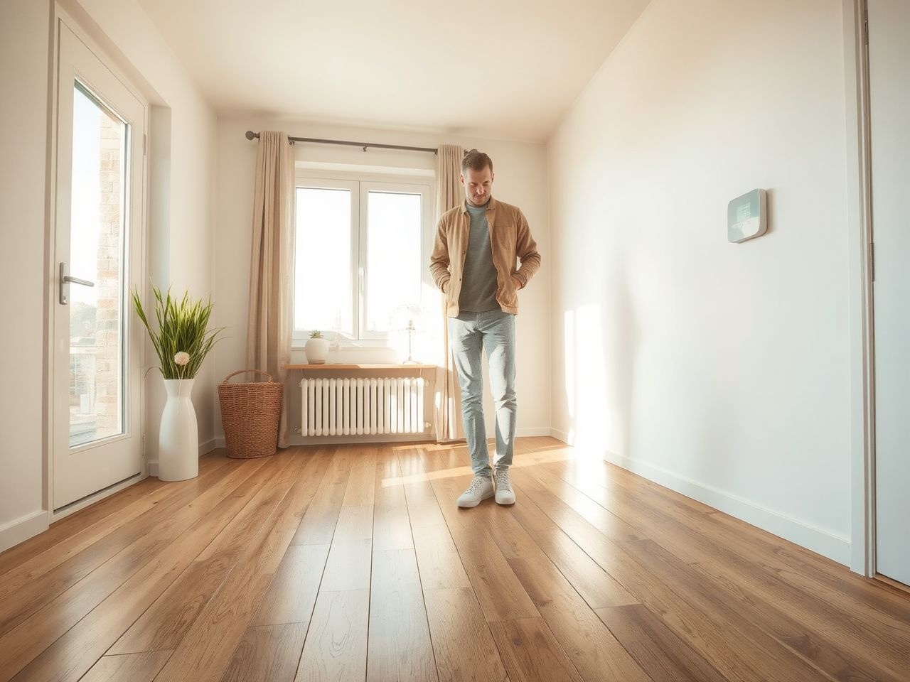 A fűtőfólia közvetlenül a padlót melegíti, energiatakarékos.