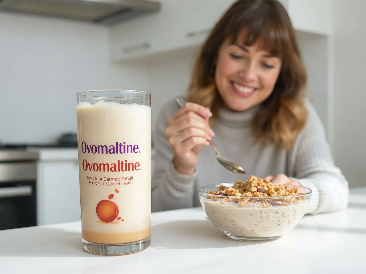 Az Ovomaltine sokoldalúan használható ételek és desszertek alapjaként.