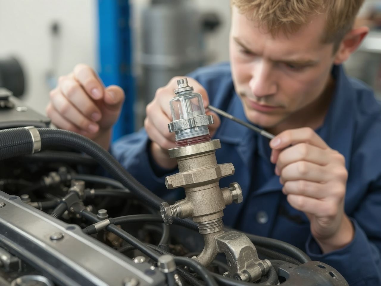 Az üzemanyag nyomásszabályzó szabályozza a motor üzemanyag-ellátását pontosan.