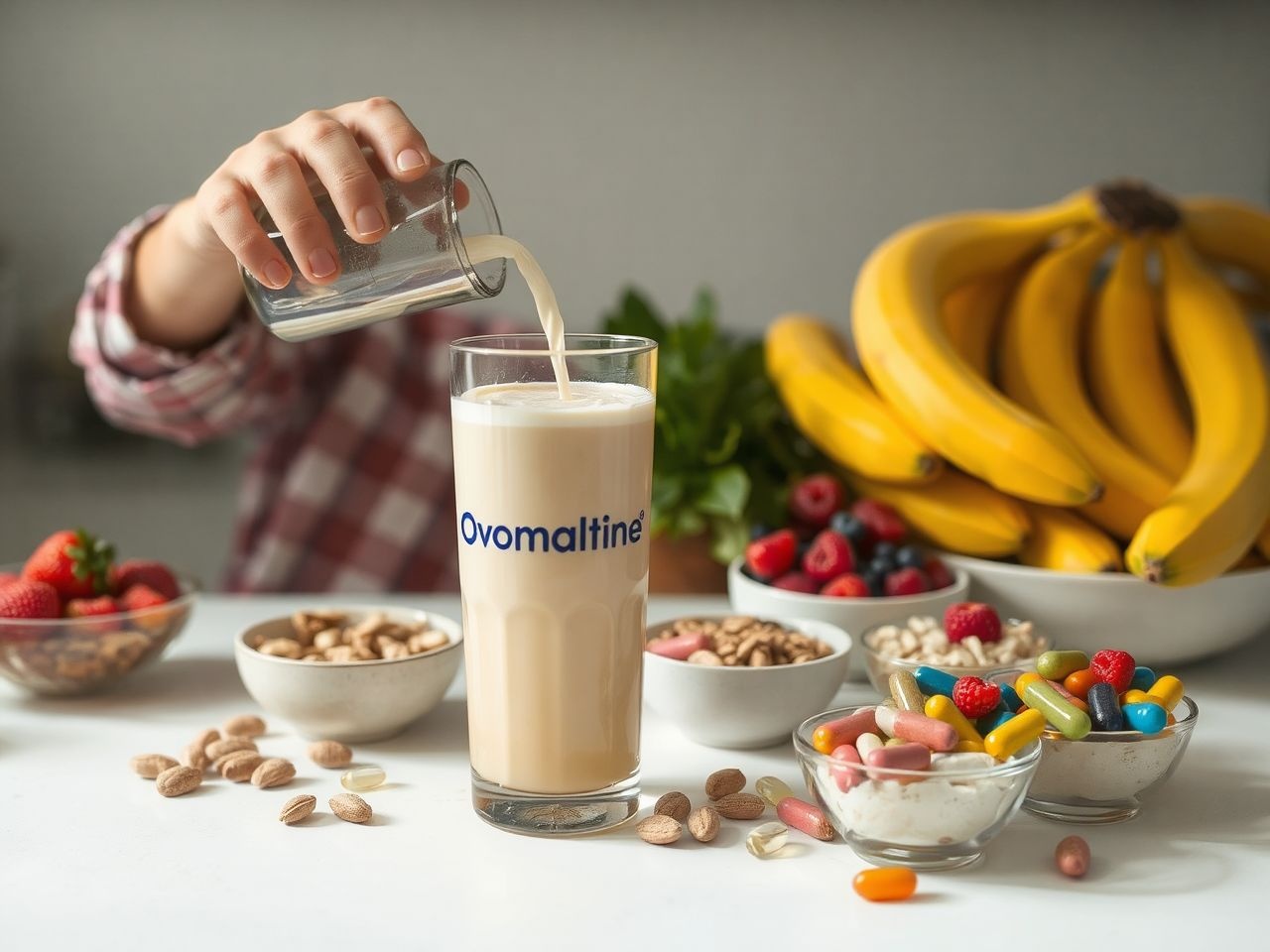 Az Ovomaltine gazdag energiában, vitaminokban és nélkülözhetetlen ásványi anyagokban.