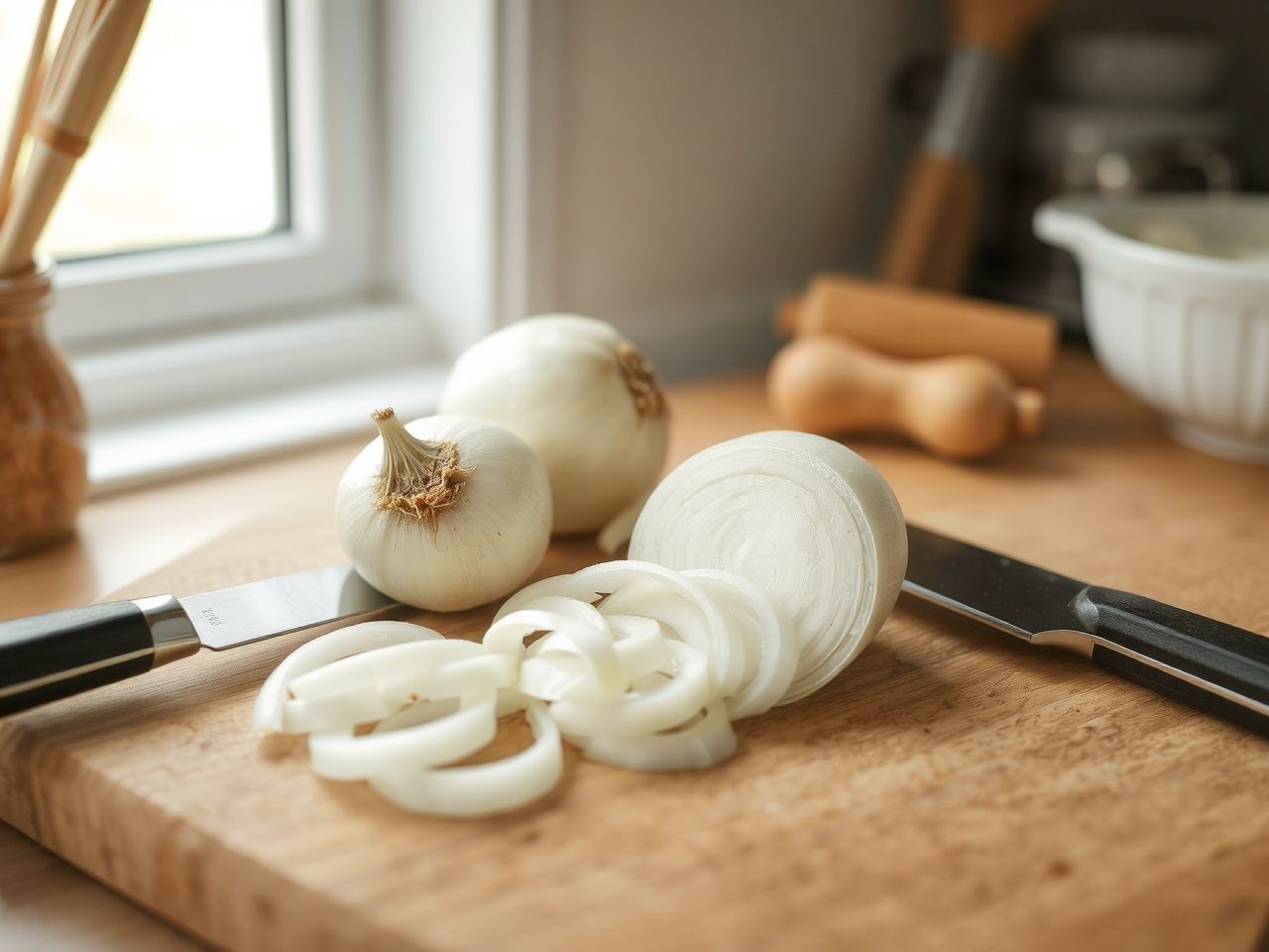 A fehér hagyma ízletes alapanyag levesekhez és salátákhoz.