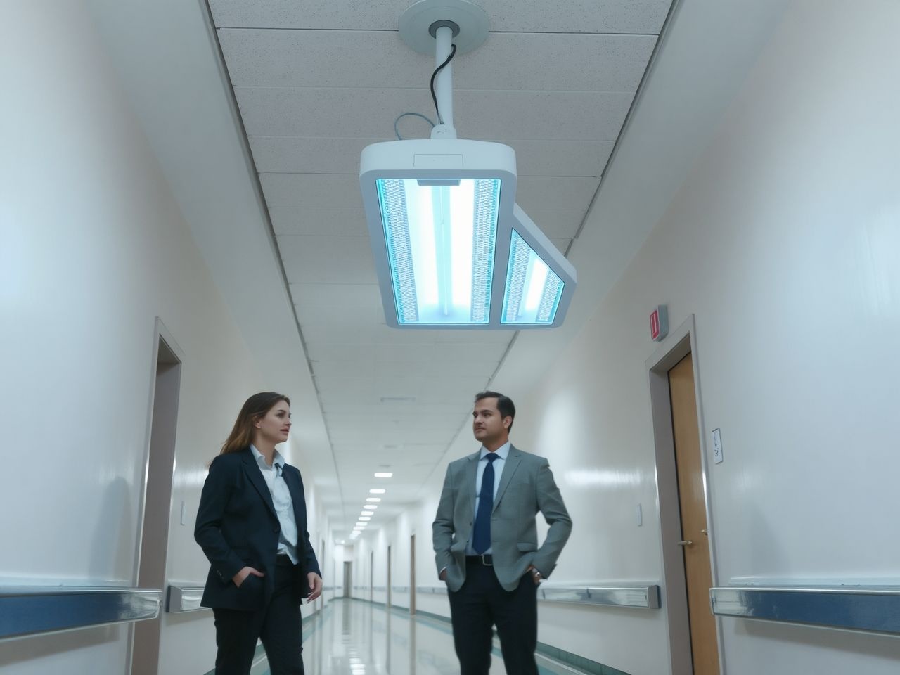 Germicid lámpák hatékonyak a kórházi fertőtlenítés gyorsításában.