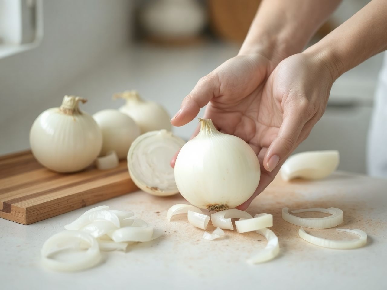 A fehér hagyma támogatja az immunrendszer erősítését természetesen.